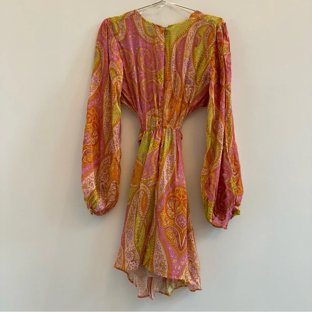 Zara Multicolor Paisley Dress - Picture 4 of 6